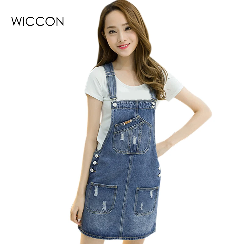 Spring Summer Denim Dresses Women Casual Jeans Sundresses Korean Fashion With Pocket Ripped Denim Blue Dress For Woman Spring Summer Denim Dresses Women Casual Jeans Sundresses Korean Fashion With Pocket Ripped Denim Blue Dress For Woman