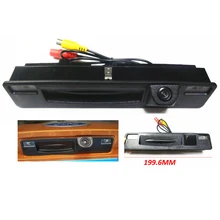 Frete grátis para Ford Focus 2015 100% Real HD CCD estacionamento retrovisor do carro câmera reversa de backup Tronco manopla da chave 170 graus