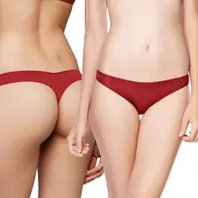 Испания сплошной цвет Низкая талия короткие T стринги calcinha сексуальное нижнее белье женские хлопковые удобные трусики 5 шт./партия