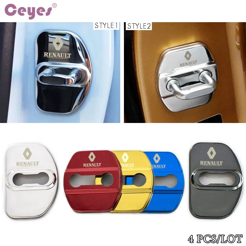 

Ceyes Car Styling Auto Door Lock Cover Case For Renault Scenic Laguna Captur Megane 2 3 Fluence Latitude Car-Styling Accessories