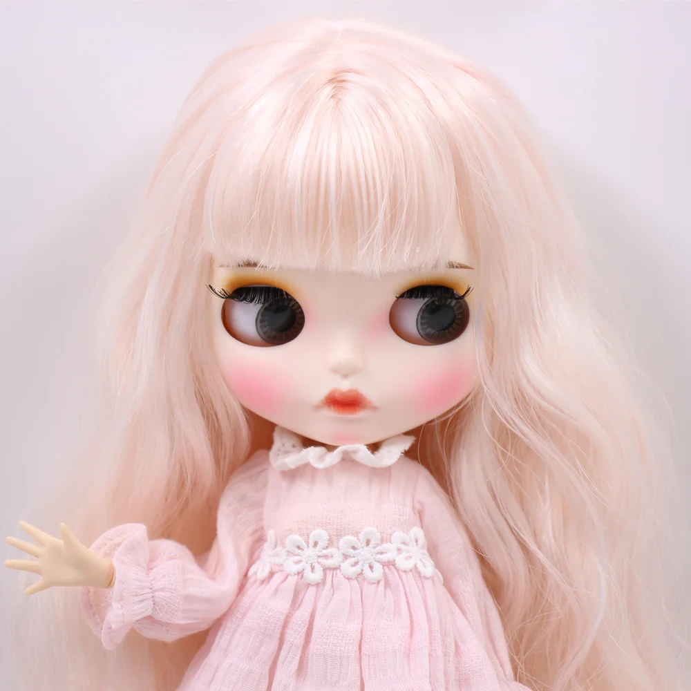ICY Nude Blyth изготовленная на заказ кукла № BL2352/136 бледно-розовые волосы 1/6 bjd, pullip, licca, jerryberry