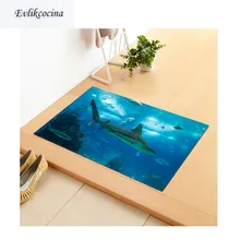 Акула море ковры и ковры для гостиная Нескользящие Alfombras Dormitorio дверной коврик в ванную комнату пол Tapete Para Sala