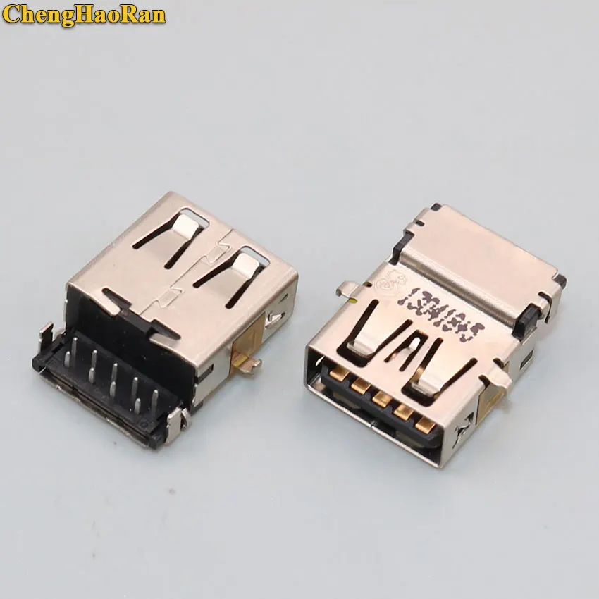 ChengHaoRan 5pcs USB 3.0 jack connector female socket for ASUS-Lenovo-HP-Samsung-Sony-Toshiba-Laptop