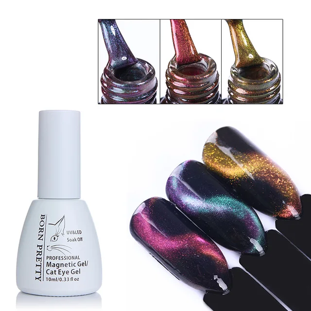 BORN PRETTY 3D Cat Eye Gel Polish Chameleon Gel Soak Off UV