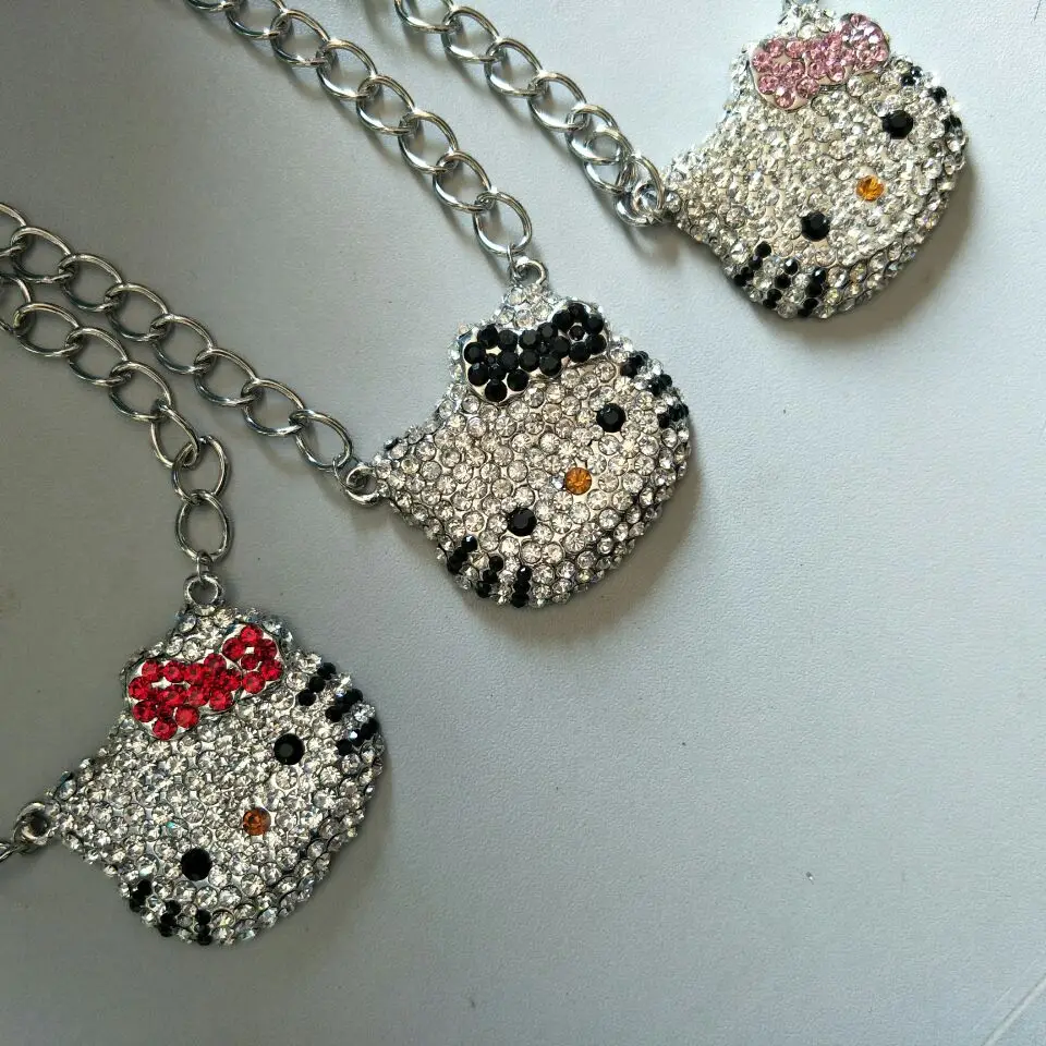 Цепочки и ожерелья cat Jewelry Bojiux Нержавеющая сталь цепи Цепочки и Ожерелья Подвески милый котенок кошка Цепочки и ожерелья s Модные украшения для женщин