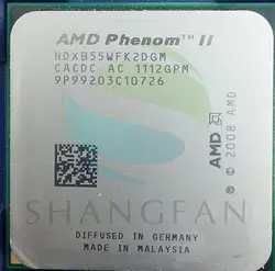 AMD X2 B55 3,0 ГГц двухъядерный Процессор процессор HDXB55WFK2DGM 80 Вт разъем AM3 938pin