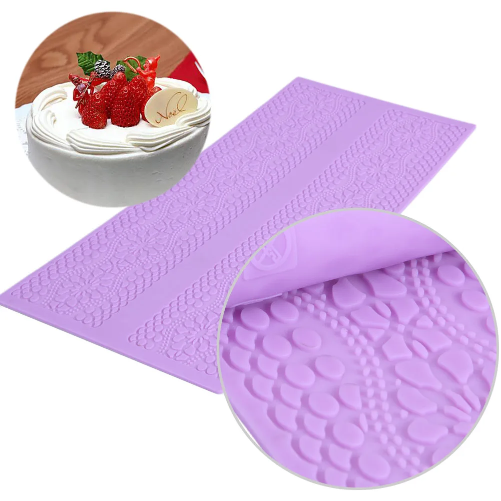Buy Fondant Cake Lace Mold Silicone Lace Mat Gumpaste