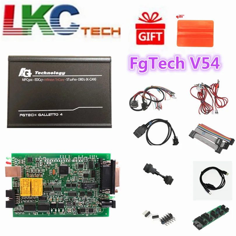 

2019 A+Quality Version 100% Fgtech Galletto 4 Master V54 FG Tech V54 BDM-TriCore OBD Better FG tech V54 Free Shipping