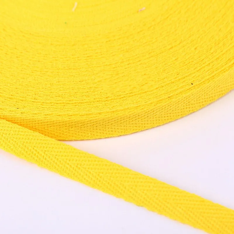 3/8 ''10 мм 20 мм хлопковая лента Hserringbone лента для волос бант вечерние Рождественские Свадебные украшения Швейное Ремесло «сделай сам» 5 метров - Цвет: 6 Yellow