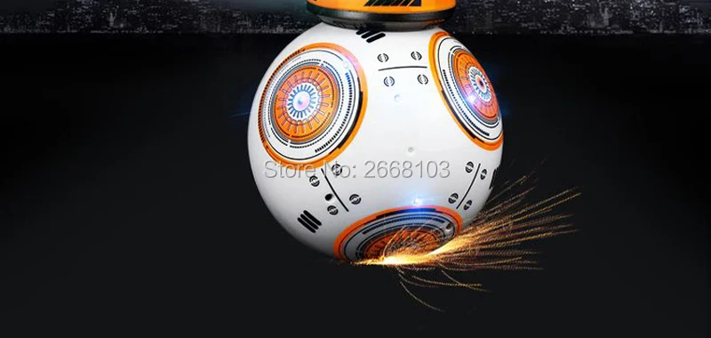 Обновленная модель мяч Звездные войны RC BB-8 робот-дроид BB8 Интеллектуальный робот 2,4G дистанционное управление игрушки для девочек Подарки со звуком действия