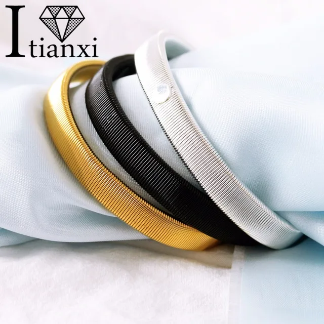 2018 Metal Spring Bracelet Men High Grade Clic Bracelets For Mens 2018 Metal Spring Bracelet Men High Grade Clic Bracelets For Mens Hand Jewelry Armbanden