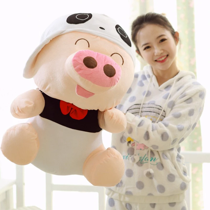 Kawaii милая плюшевая свинка McDull игрушка-подушка, мягкая в форме животного, кукла, Необычные куклы, подарки на день Святого Валентина, детские подарки, Прямая поставка