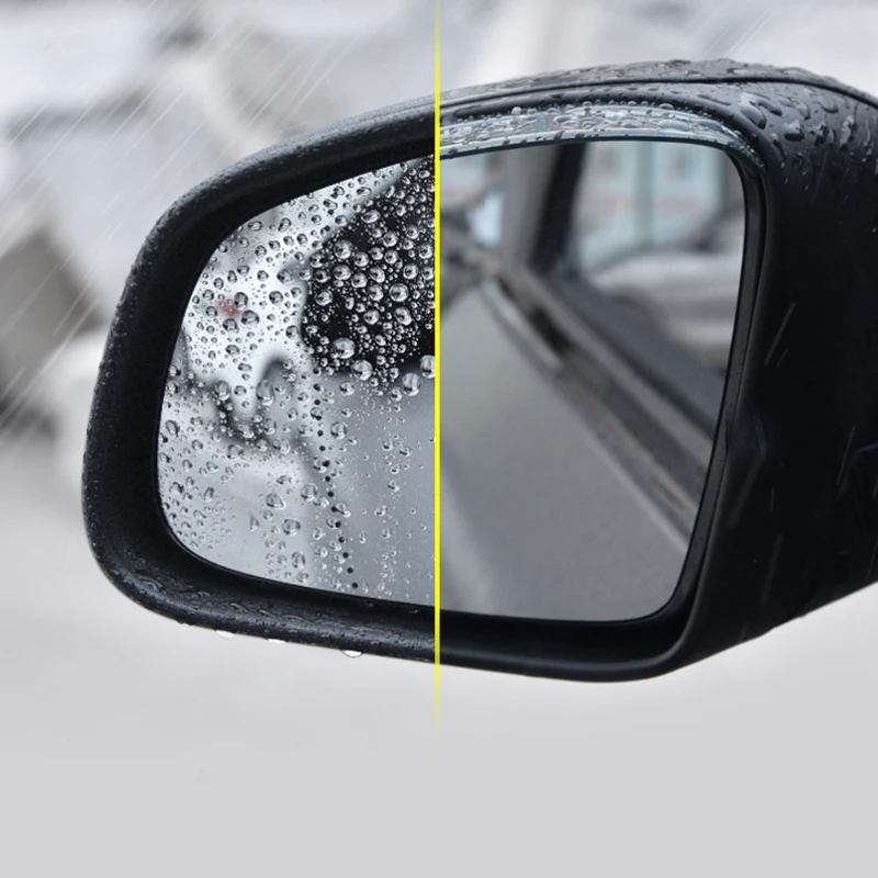 Car Rearview Mirror Rain Shade Accessories 2pcs/set automotive Rain Eyebrow Decoration car styling For smart 453 fortwo forfour
