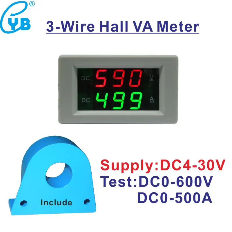 Buy DC Volt Amp Meter Power Supply DC 4 30V Hall