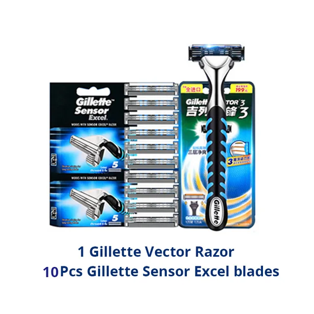 gillette sensor excel 3 lames
