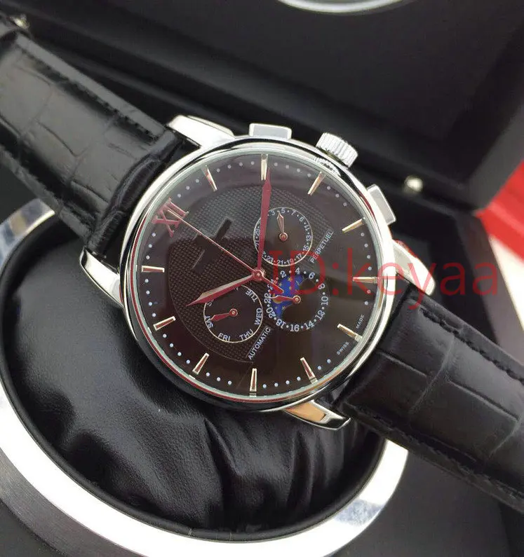 

LISM Top Luxury Brand Mechanical Mens Designer Stainless Steel Automatic Black Watch Sport AAA Self-wind Wristwatches WATCHES