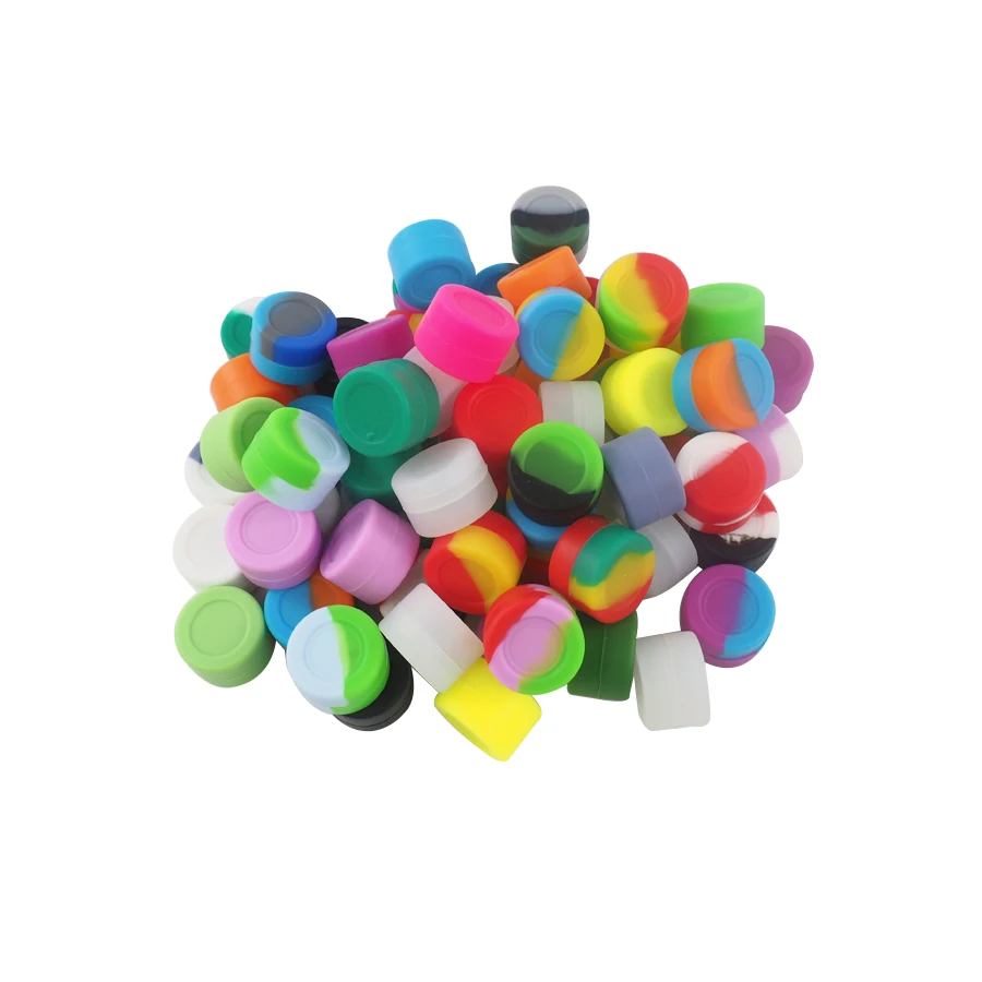 

3ml x 200pcs hot selling small cylinder shape silicone non-stick container