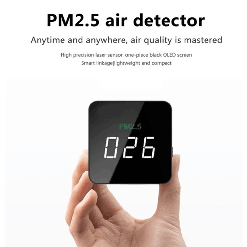 

Digital Mini Air Quality Tester Monitor Laser PM2.5 Detector Tester Gas Monitor/Gas Analyzer Diagnostic Tool 2019 New Design
