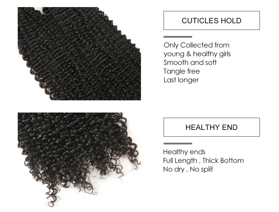 Hair Villa Remy Human Hair Bundles Natural Color Brazilian Kinky Curly Hair Weft 3pcs For Salon Low Ratio Longest Hair PCT 15% (13)