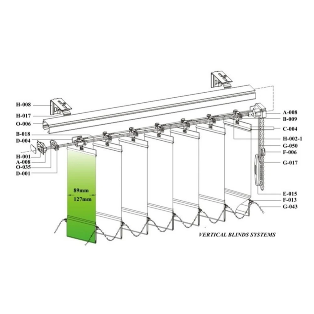 10m 89mm White Vertical Blind Bead Chain Bottom Link Chain Shutter Roman Shade Vertical Curtain Parts Spares Bedroom Home Decor