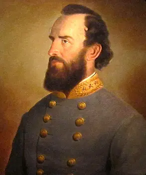 

High quality hand painted Oil painting on Canvas 20x24 : A portrait of Stonewall Jackson