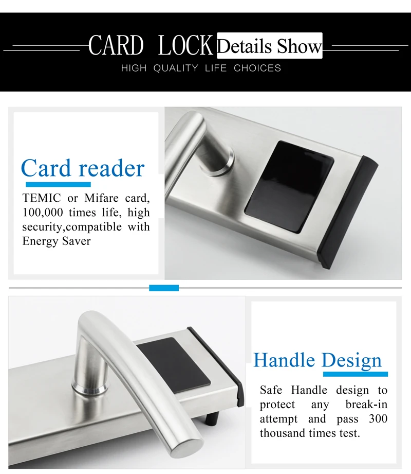 Hotel keyless door lock