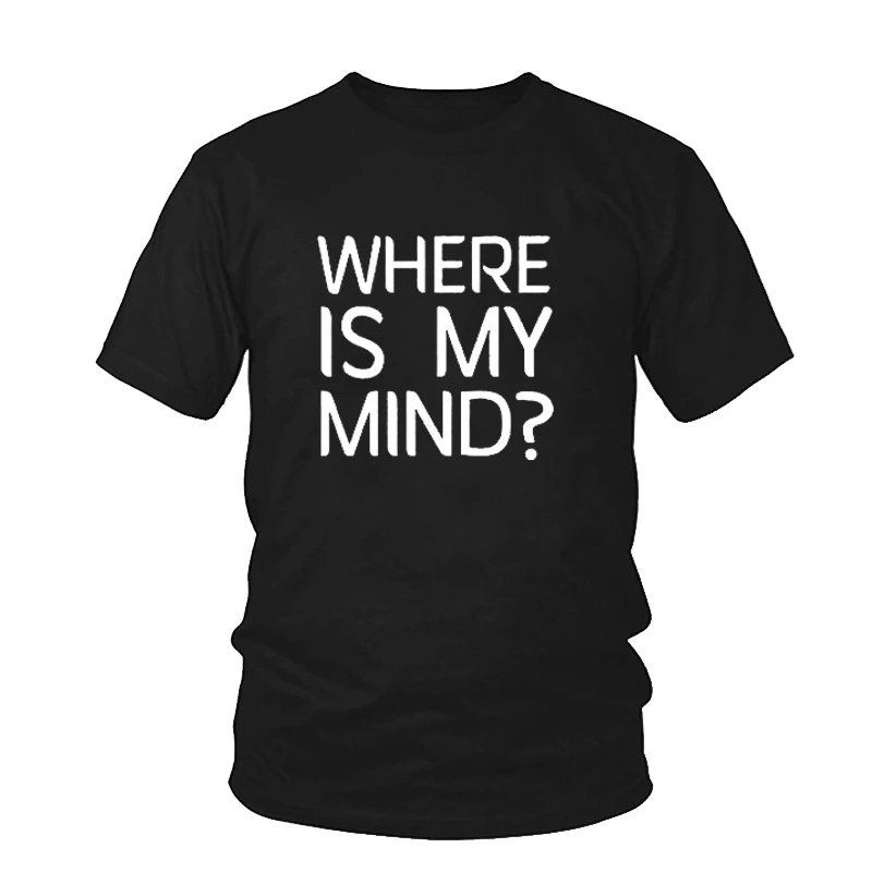 Футболка с надписью My Mind Pixies рок группы модные женские топы одежда Tumblr 2018 летняя