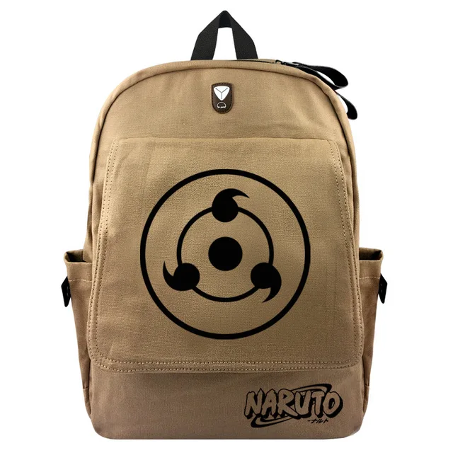 Japanese Anime Naruto Canvas Backpacks Uzumaki Shoulder Bag Cool