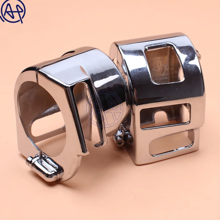 

Motorcycle Handlebar Switch Housing Cover Chrome Aluminum For Kawasaki Vulcan 2000 Yamaha Road Star Suzuki Marauder 1600