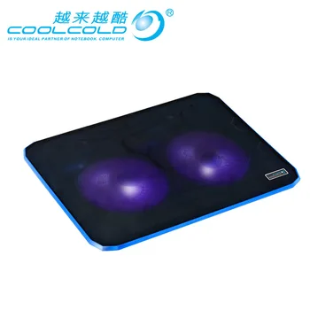 

Laptop cooler cooling pad 2 USB Ports and Two cooling Fan laptop cooling pad Notebook Stand for 12-17 inch for macbook air/pro