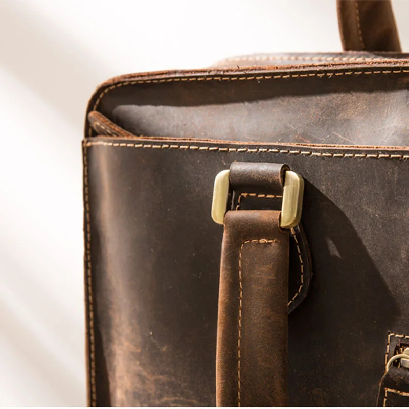 Geschäfts Männer Aktentasche 1 Herren Tasche Aetoo Leder Horizontale Retro Handtasche Horse Casual Crazy 2 Umhängetasche wRRq4IFzA