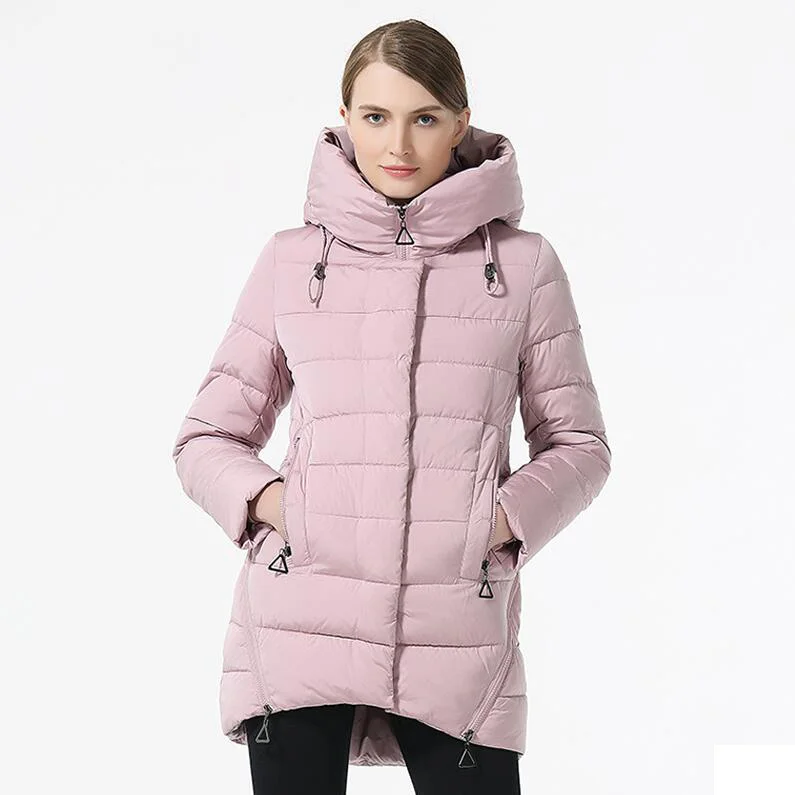 

2019 Brand Women Winter Jacket Casual Women Thickening Hooded Down Parka Women's Windproof Coat Bio Down Jacket for Women Coat