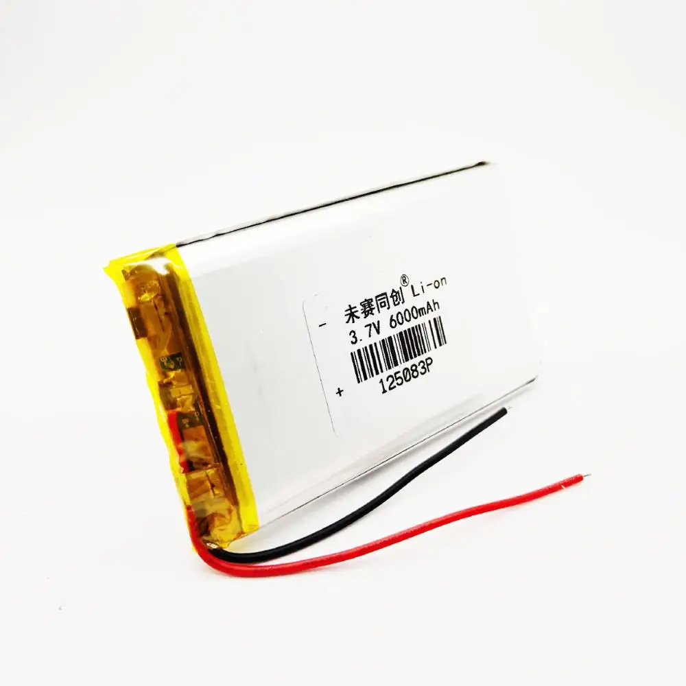 Аккумуляторная батарея 125083/6000mah3. 7 в полимерная литий ионная