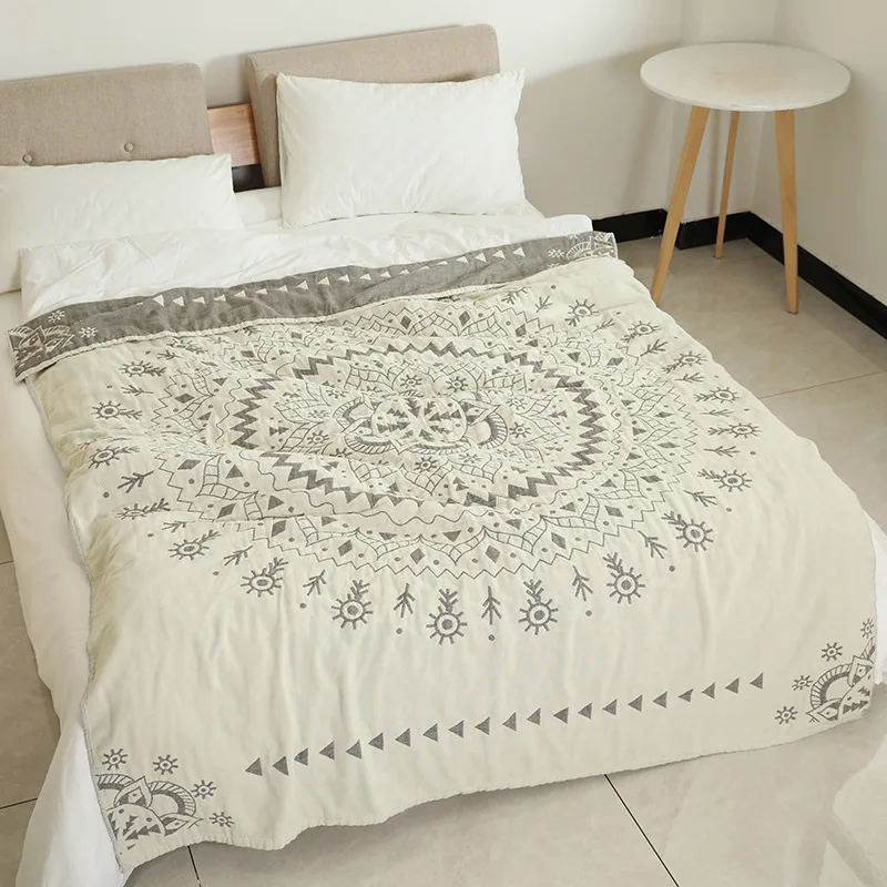 Throws Bedding Boho Blanket Mandala 