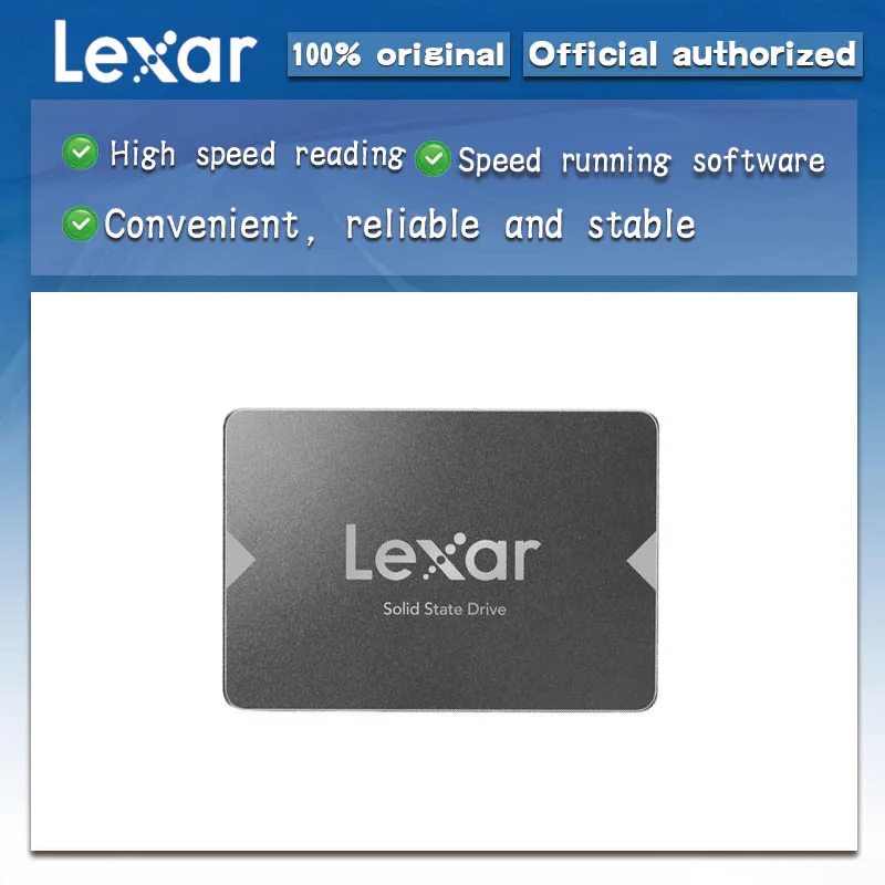 Lexar LNS100 SSD 120 ГБ 240 ГБ SATA III 2,5 дюйма Внутренний твердотельный накопитель 512 ГБ ноутбук твердотельный диск SSD