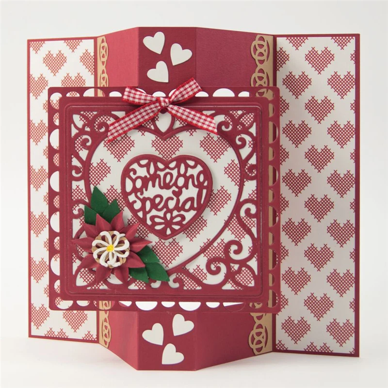 

InLoveArts Some Special Heart Metal Cutting Dies Frame Dies for Scrapbooking DIY Album Embossing Paper Crafts Diecut Stencil Die