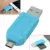 Hot Sale USB 2.0+Micro USB OTG Adapter SD T-Flash Memory Card Reader for Smart Phone