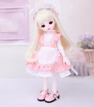 Muñeca limitada BJD SD 1/6 muñeca bonita linda de la junta de la bola de resina de la calidad de bab hegh para el regalo de cumpleaños de la niña del bebé ojo al azar(China)