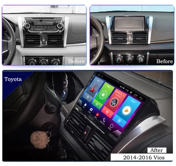 

Full Touch Car Android 8.1 Radio Player For TOYOTA VIOS Yaris 2014 Vehicle GPS Navigation Video Multimedia Built In Bluetooth