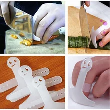 Защита для пальцев, Безопасный инструмент для нарезания, пластиковая защита для рук, кухонные приспособления инструменты для кухни