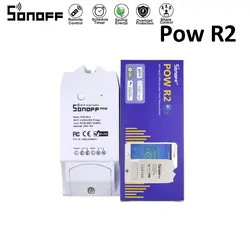 Sonoff Pow R2 Wifi умный домашний переключатель homekit 16A 3500 Вт монитор энергопотребления ток энергопотребление поддержка Alexa