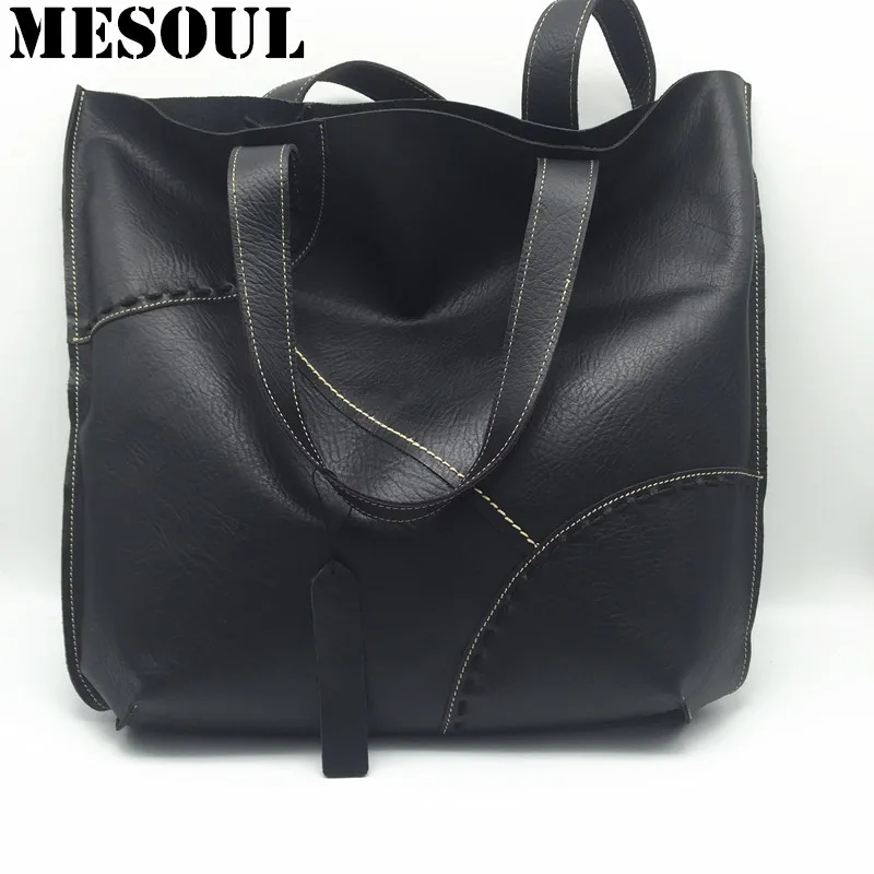 100% Echt Leer Casual Tote Vrouwen Grote Capaciteit Boodschappentas 2017 Nieuwe Mode Koe Lederen Vrouw Handtassen Grote Schoudertas 100% Echt Leer Casual Tote Vrouwen Grote Capaciteit Boodschappentas 2017 Nieuwe Mode Koe Lederen Vrouw Handtassen Grote Schoudertas