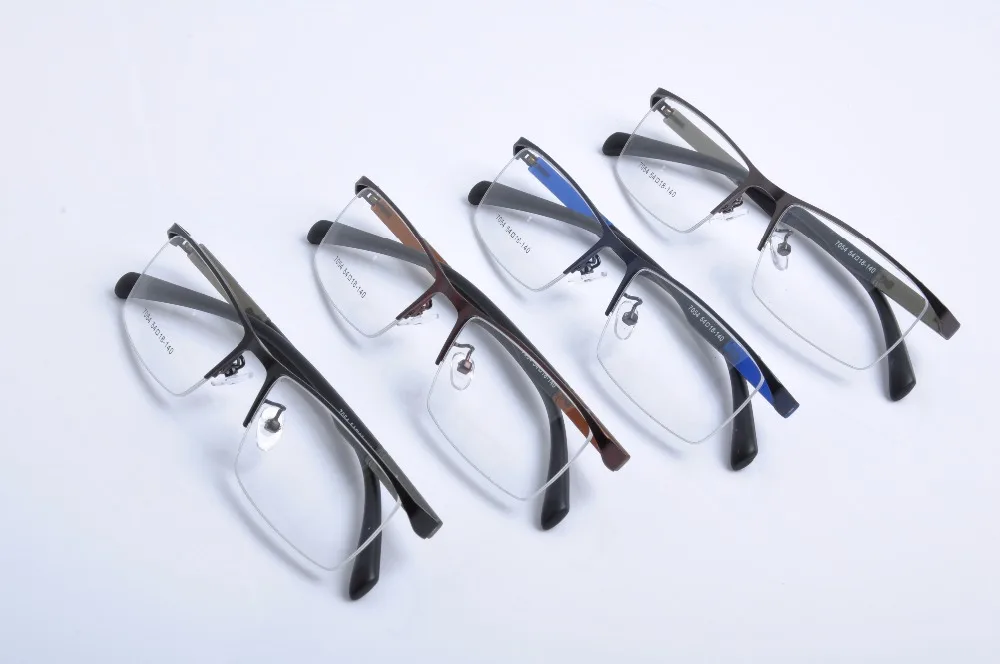 Полуободковые оптические оправы EV мужские для очков с рогом буйвола EV1448|oculos de grau