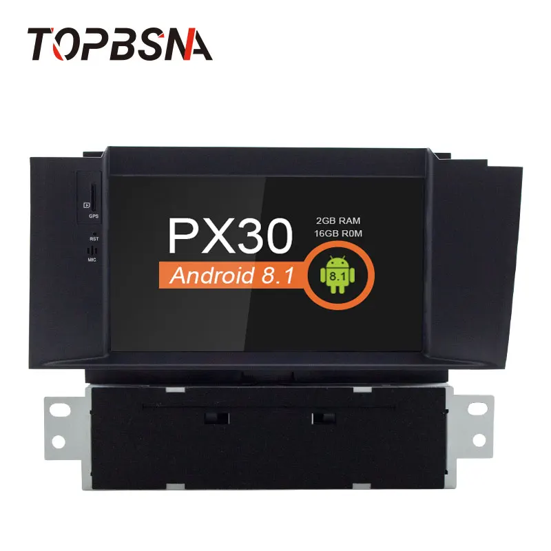 

TOPBSNA 1 DIN 7 inch Android 8.1 Car DVD Player For Citroen C4 C4L DS4 2011 2012 2013 2014 2015 GPS Navigation WIFI USB BT Audio