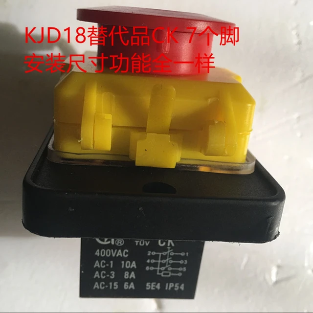 Schalter Typ KJD-18 - 400V (mit NOT-Aus Kappe)-98002094