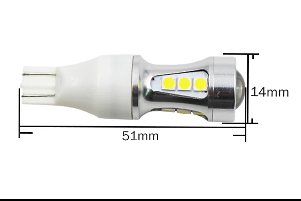 IJDM 1000Lm W16W T15 светодиодный светильник Canbus OBC без ошибок светодиодный резервный светильник 921 912 W16W светодиодный Автомобильный задний фонарь 6000K ксеноновый белый