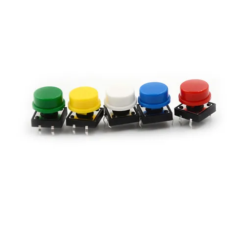 20PCS Tactile Push Button Switch Momentary Tact Cap Micro switch button Cap 12*12*7.3MM