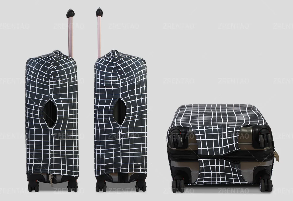 Дорожный чемодан защитный багажник Чехлы применяются к 18 ~ 32 дюймов водостойкая Пылезащитная крышка оболочка эластичность стрейч тележка