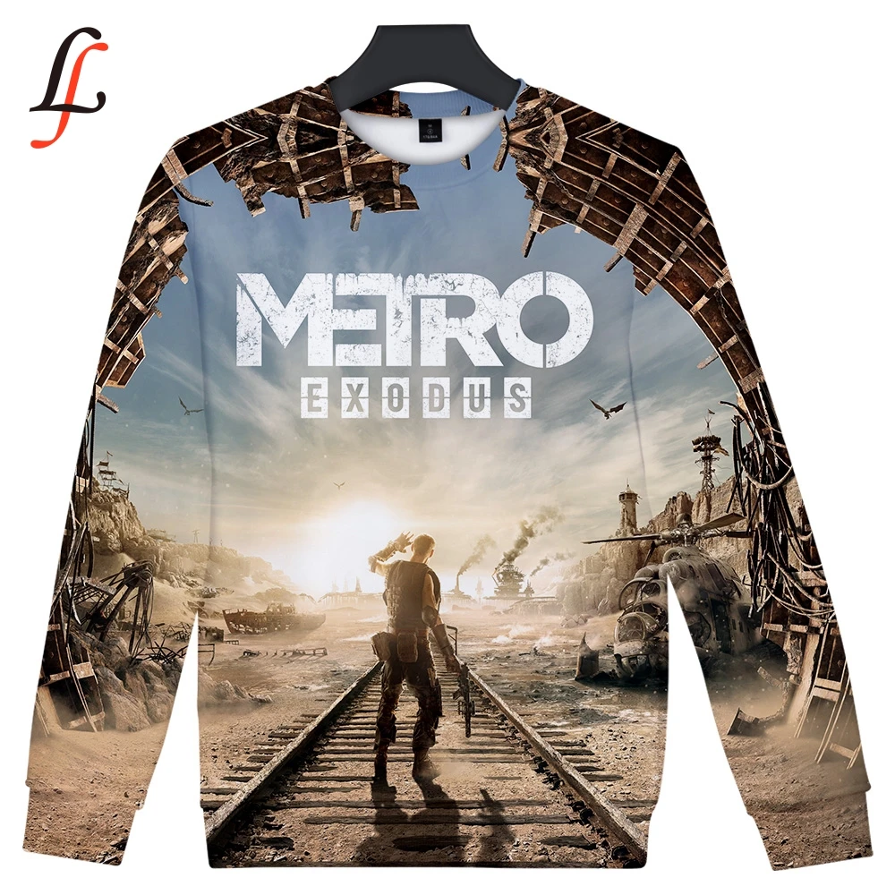 

Capless Sweatshirt Metro Exodus harajuku 3D print Hip Hop 2019 New Fashion Men Womens Hoodies Sweatshirts Famous Kpop Clothes