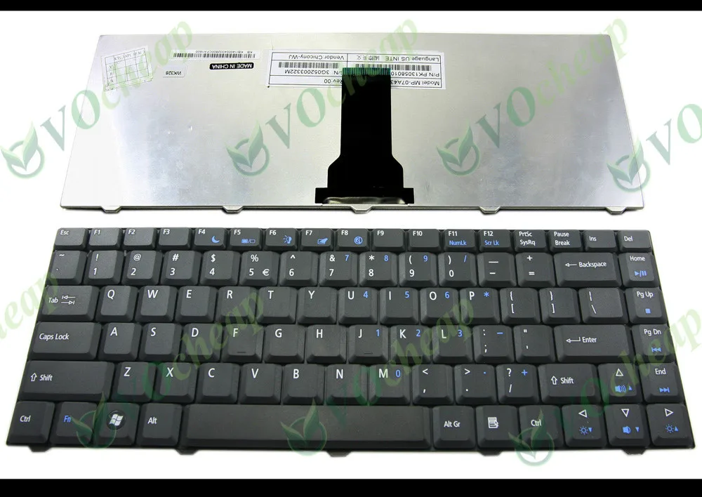 Новая клавиатура для ноутбука Acer eMachines D520 D720 E520 E720 Black US Version-MP-07A43U4-698 | Компьютеры и